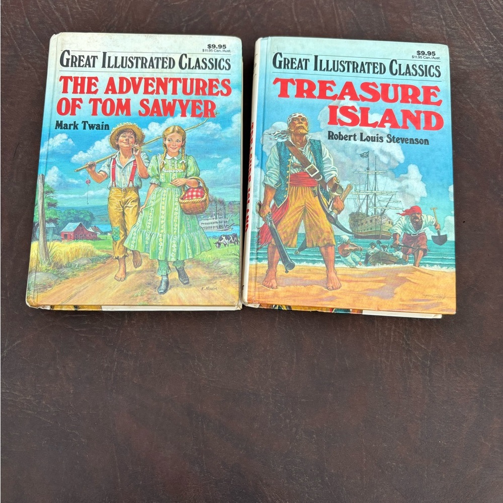 Great Illustrated Classics: Tom Sawyer & Treasure Island